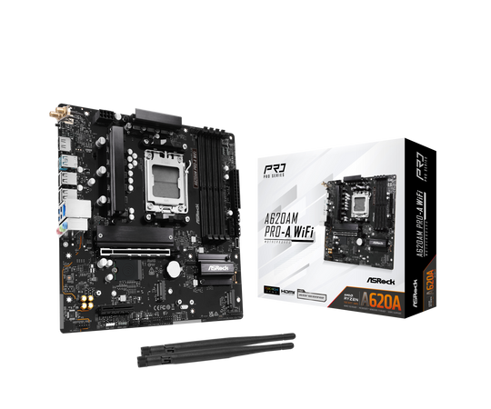 Asrock A620AM Pro-A WIFI (Socket AM5) DDR5 Micro-ATX Motherboard