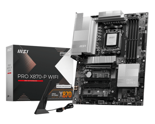 MSI PRO X870-P WIFI, AMD, AM5, DDR5, ATX Motherboard