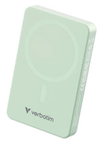 Verbatim Charge 'n' Go Magnetic Wireless Power Bank 10000mAh Green
