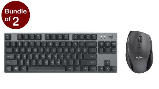 Logitech K835 TKL Mechanical Keyboard+ Logitech Marathon M705 Mouse RF Wireless Optical