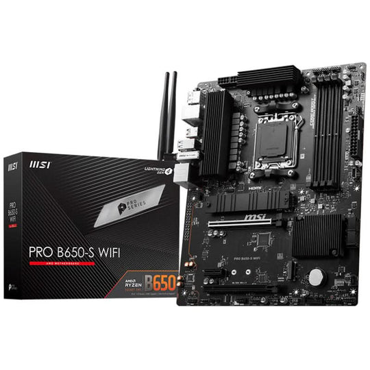 MSI PRO B650-S WIFI AM5 DDR5 ATX Motherboard