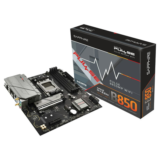 Sapphire Pulse B850M WiFi (Socket AM5) DDR5 Micro-ATX Motherboard