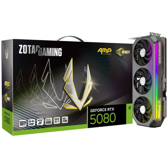 Zotac AMP Extreme INFINITY GeForce RTX 5080 16GB GDDR7 2670 MHz