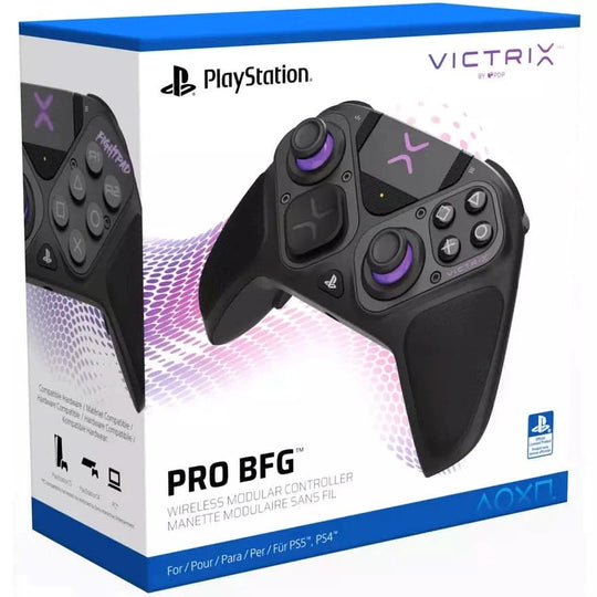 PDP Victrix Pro BFG Wireless Controller for PS5, PS4, PC – Black