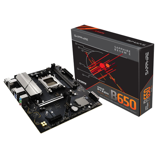 Sapphire B650M-E (Socket AM5) DDR5 Micro-ATX Motherboard