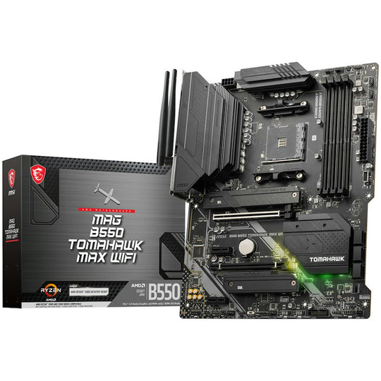 MSI MAG B550 TOMAHAWK MAX WIFI (Socket AM4) DDR4 ATX Motherboard