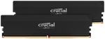 Crucial Pro OC 64GB (2x32GB) DDR5 PC5-48000C40 6000MHz UDIMM Dual Channel Kit - Black