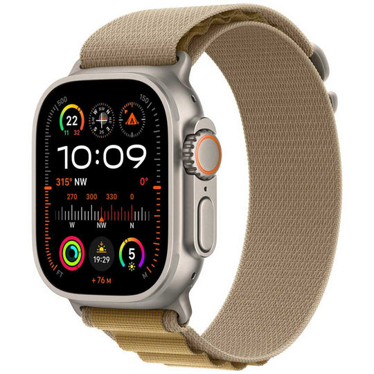 Apple Watch Ultra 2 2024 49mm Natural Tan Alpine Loop Medium