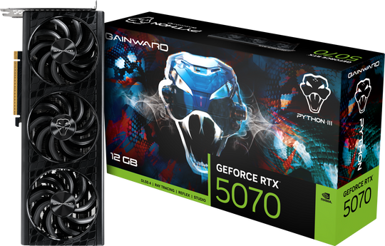 Gainward GeForce RTX 5070 Python III 12GB GDDR7 2512 MHz Graphics Card