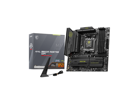 MSI MAG B850M MORTAR WIFI Socket AM5 DDR5 mATX Motherboard