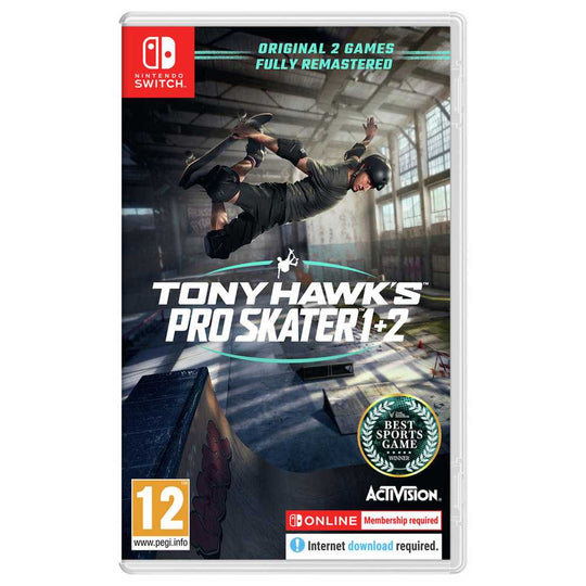 Tony Hawk's Pro Skater 1 + 2 Nintendo Switch Game