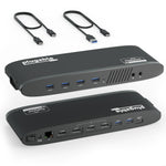 Plugable Universal USB Docking Station Dual 4K Black
