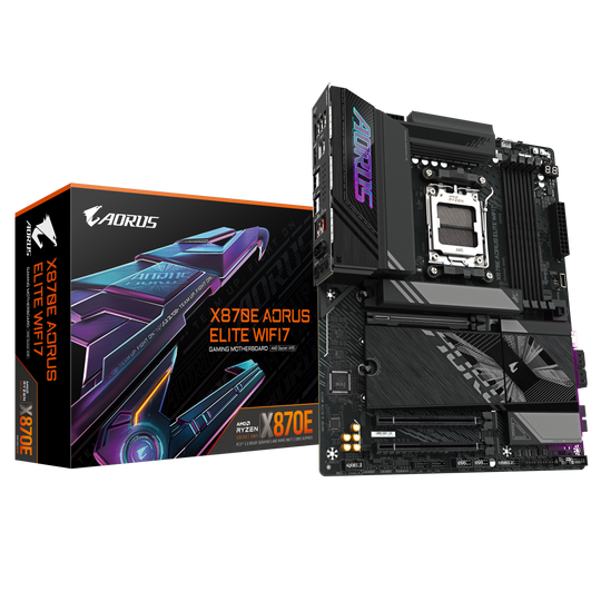 Gigabyte X870E Aorus Elite WIFI7 AM5 DDR5 ATX Motherboard