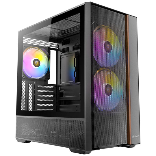 Antec Flux Rear High Airflow ATX Mid Tower Case - Black