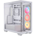CORSAIR 3500X LX-R RGB LINK Tempered Glass Mid-Tower PC Case, White