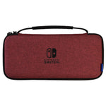 HORI Slim Tough Pouch Portable Hardshell Nintendo Case, Red