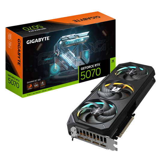 Gigabyte GeForce RTX 5070 GAMING OC 12GB GDDR7 Graphics Card