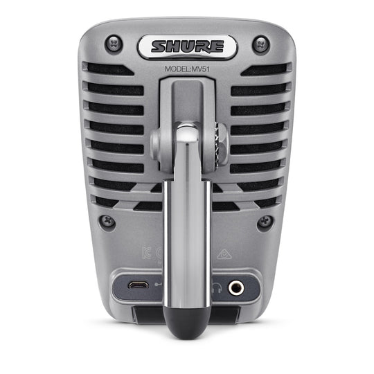 Shure MOTIV MV51 Digital Camcorder Microphone Grey