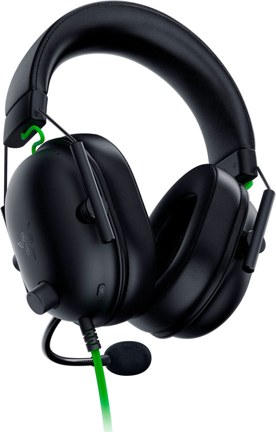Razer Blackshark V2 X - Head-band Wired Gaming Headset with Mic - Black & Green