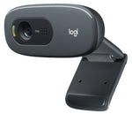 Logitech C270 HD Webcam 720p USB Clip Grey