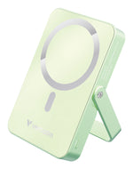 Verbatim Charge 'n' Go Magnetic Wireless Power Bank with Stand 10000mAh Green