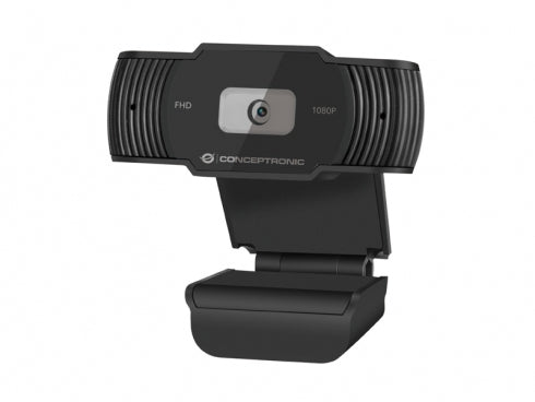 Conceptronic 1080p Full HD Webcam USB Black