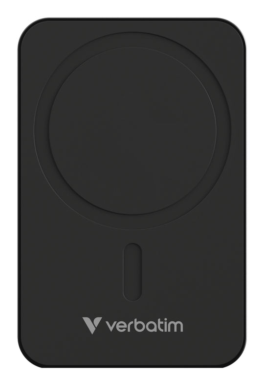 Verbatim Charge 'n' Go Essentials Magnetic Wireless Power Bank 20000mAh Black