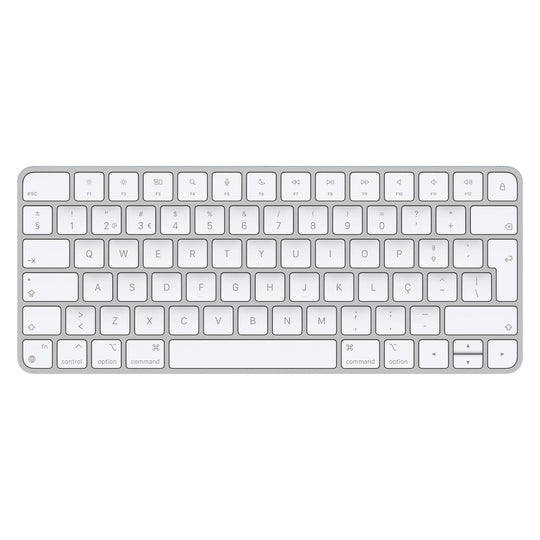 Apple Magic Keyboard - USB + Bluetooth Wireless Keyboard - Aluminium, White