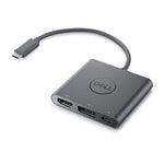 DELL USB-C to HDMI & DisplayPort Adapter with Power Pass-Through Black