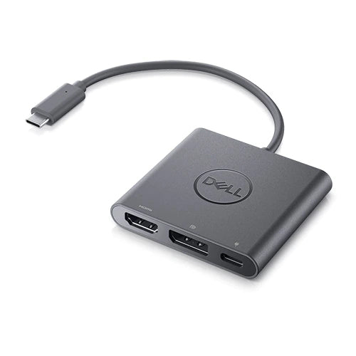 DELL USB-C to HDMI & DisplayPort Adapter with Power Pass-Through Black