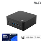 MSI Cubi NUC AI+ 2MG Mini PC Intel Core Ultra 9 288V 32GB LPDDR5 1TB SSD Windows 11 Pro