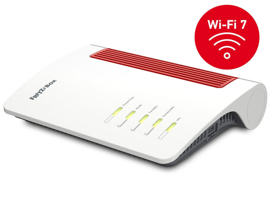FRITZ! Box 5690 wireless router 2.5 Gigabit Ethernet Dual-band (2.4 GHz / 5 GHz) Red, White