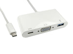 Cables Direct USB-C to VGA USB Adapter White
