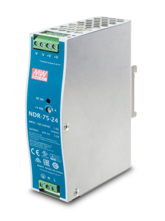 PLANET PWR-75-24 75W DIN-Rail Industrial Power Supply