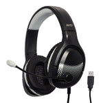 Avid AE-79 - Wired USB Over-Ear Headset with Boom Mic - Black