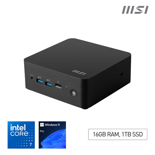 MSI Cubi NUC 1M Mini PC Intel Core 7 150U 16GB DDR5 1TB SSD Windows 11 Pro