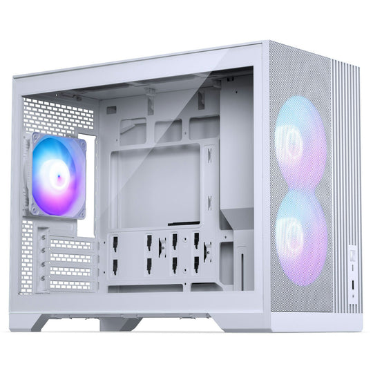 PHANTEKS XT M3 Micro-ATX Case, includes 3x 120mm Fans - White