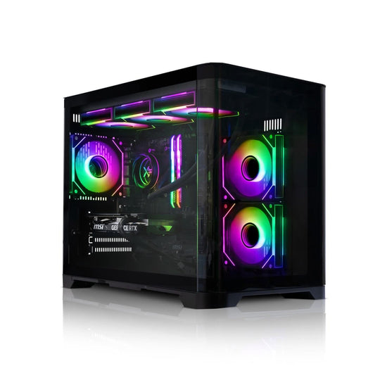GiGate - Dark ARC + 12700KF + Gaming PC - Intel Core i7-12700KF - NVIDIA RTX 4070 - 16GB DDR5 - 512GB SSD - Black