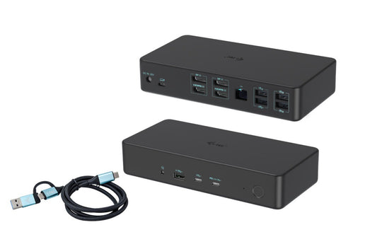 i-tec Dual 4K Dock USB-C Thunderbolt 100W Gen2