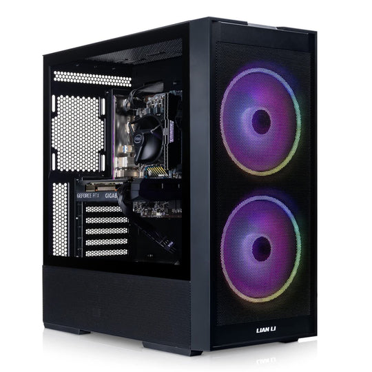 GiGate - Lancool 207 + Gaming PC - Intel Core i5 13400F - NVIDIA RTX 4060 Ti - 16GB DDR4 - 512GB SSD - Black