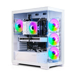 GiGate - Stealth ICE RGB + 5600X + Gaming PC - AMD Ryzen 5 5600X - NVIDIA RTX 4060 Ti - 16GB DDR4 - 512GB SSD - White