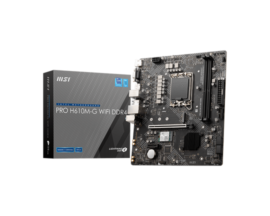 MSI Pro H610M-G WIFI DDR4 (LGA 1700) DDR4 mATX Motherboard