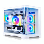 GiGate - Arc + Ryzen7-5700X/RX7600XT + Gaming Desktop - AMD Ryzen 7 5700X - AMD Radeon RX 7600 XT 16GB - 16GB DDR4 - 512GB SSD - White