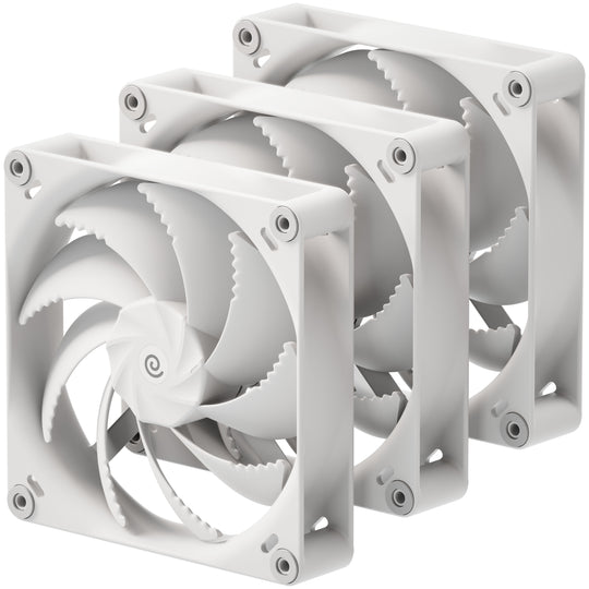 HAVN H14 White PWM Triple Fan Pack - 140mm