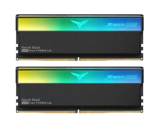 TeamGroup T-FORCE XTREEM ARGB 32GB (2x16GB) 288-Pin DDR5 SDRAM 7600 MHz Desktop Memory Kit - Black
