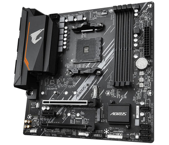 Gigabyte B550M AORUS ELITE Motherboard, AMD, AM4, B550, DDR4, micro ATX