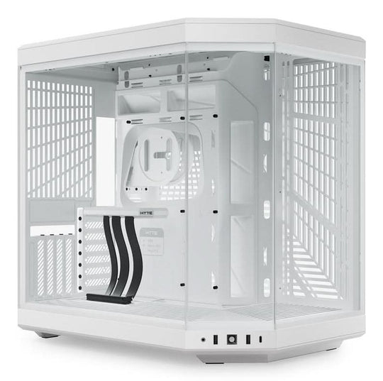 HYTE Y70 Touch Mid-Tower ATX Case Dual Chamber 4K Touchscreen - White