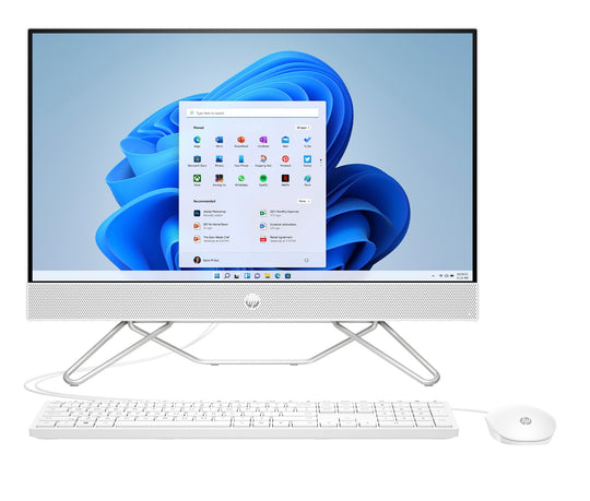HP 24-cb1040na All-in-One PC Intel Core i5-1235U 8GB RAM 512GB SSD 23.8 Inch FHD Windows 11 White
