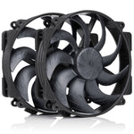Noctua NF-A14x25r G2 PWM Sx2 PP Chromax Black 1500RPM 140mm Next Gen Fan Set