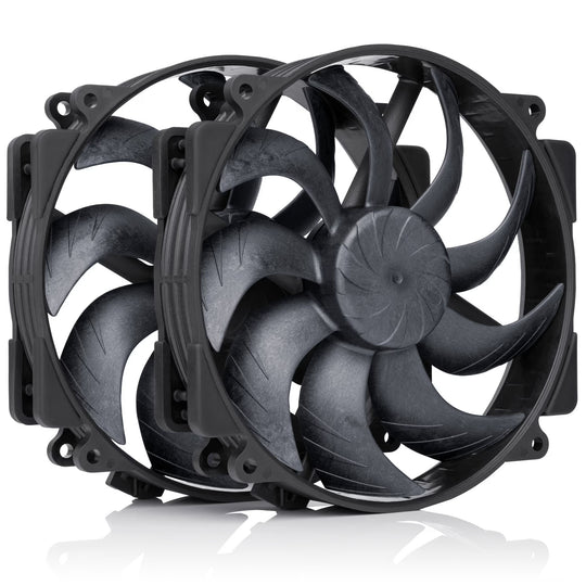 Noctua NF-A14x25r G2 PWM Sx2 PP Chromax Black 1500RPM 140mm Next Gen Fan Set